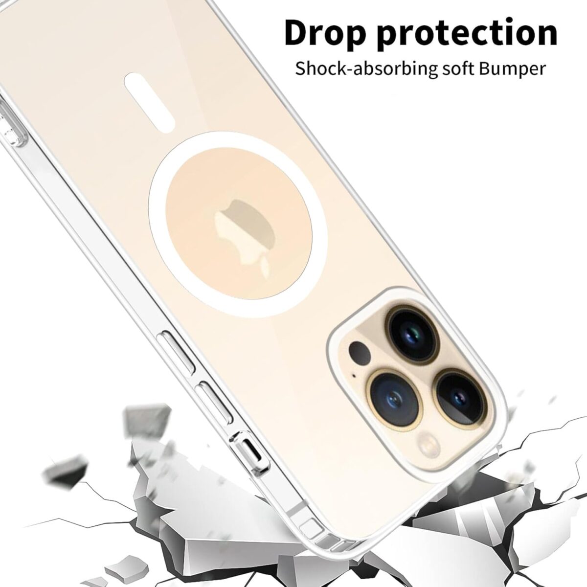 iPhone 14 pro clear case magnetic cover - Image 5
