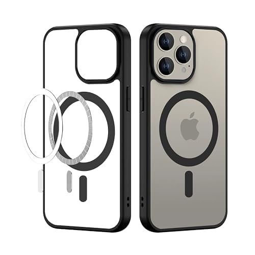 iPhone 15 Pro Max clear case magnetic cover