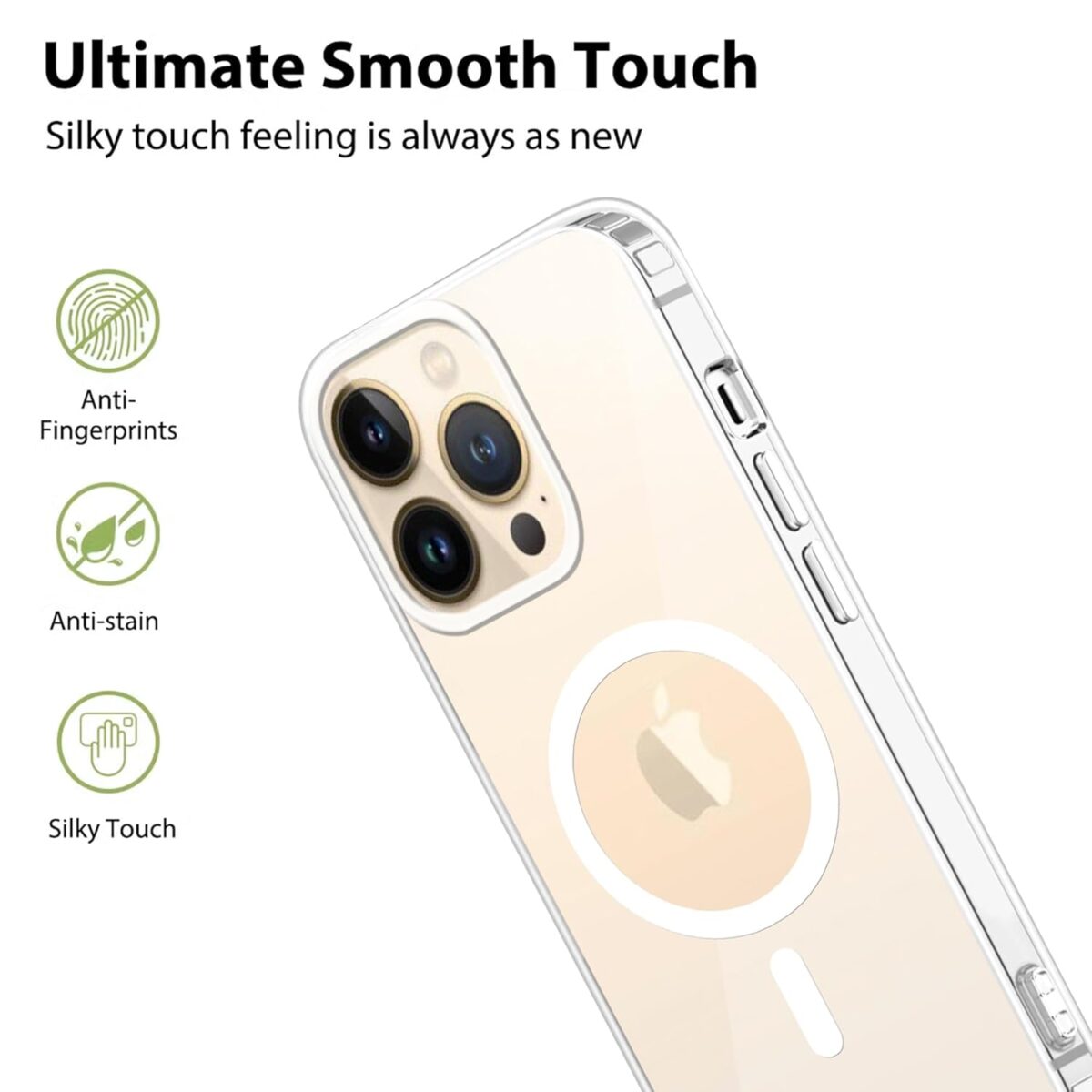 iPhone 14 pro clear case magnetic cover - Image 3