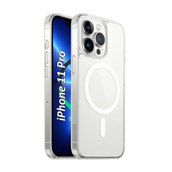 iPhone 11 pro clear case magnetic cover