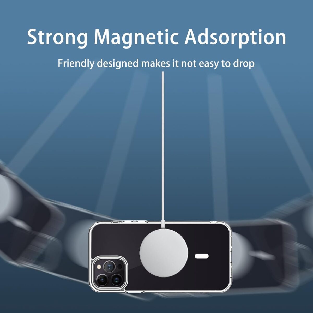 iPhone 11 pro clear case magnetic cover - Image 4
