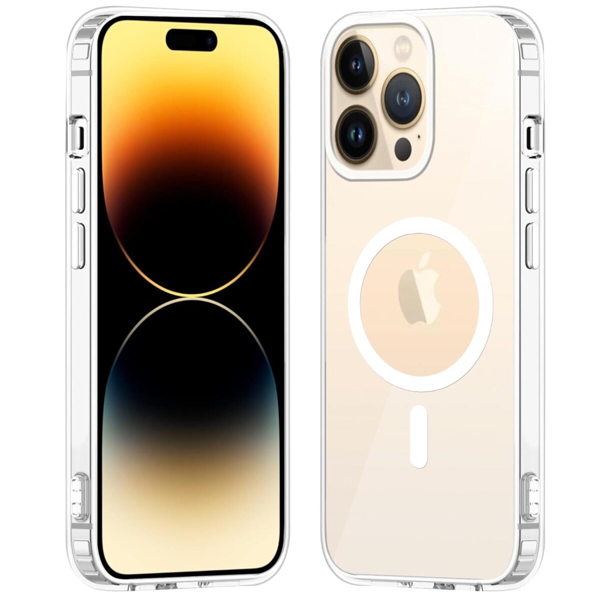 iPhone 14 pro clear case magnetic cover - Image 2