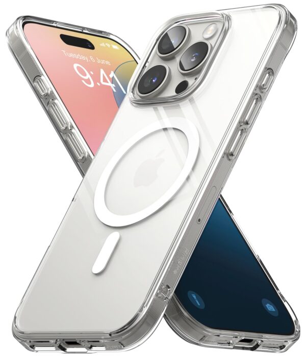 iPhone 16 Pro clear case magnetic cover