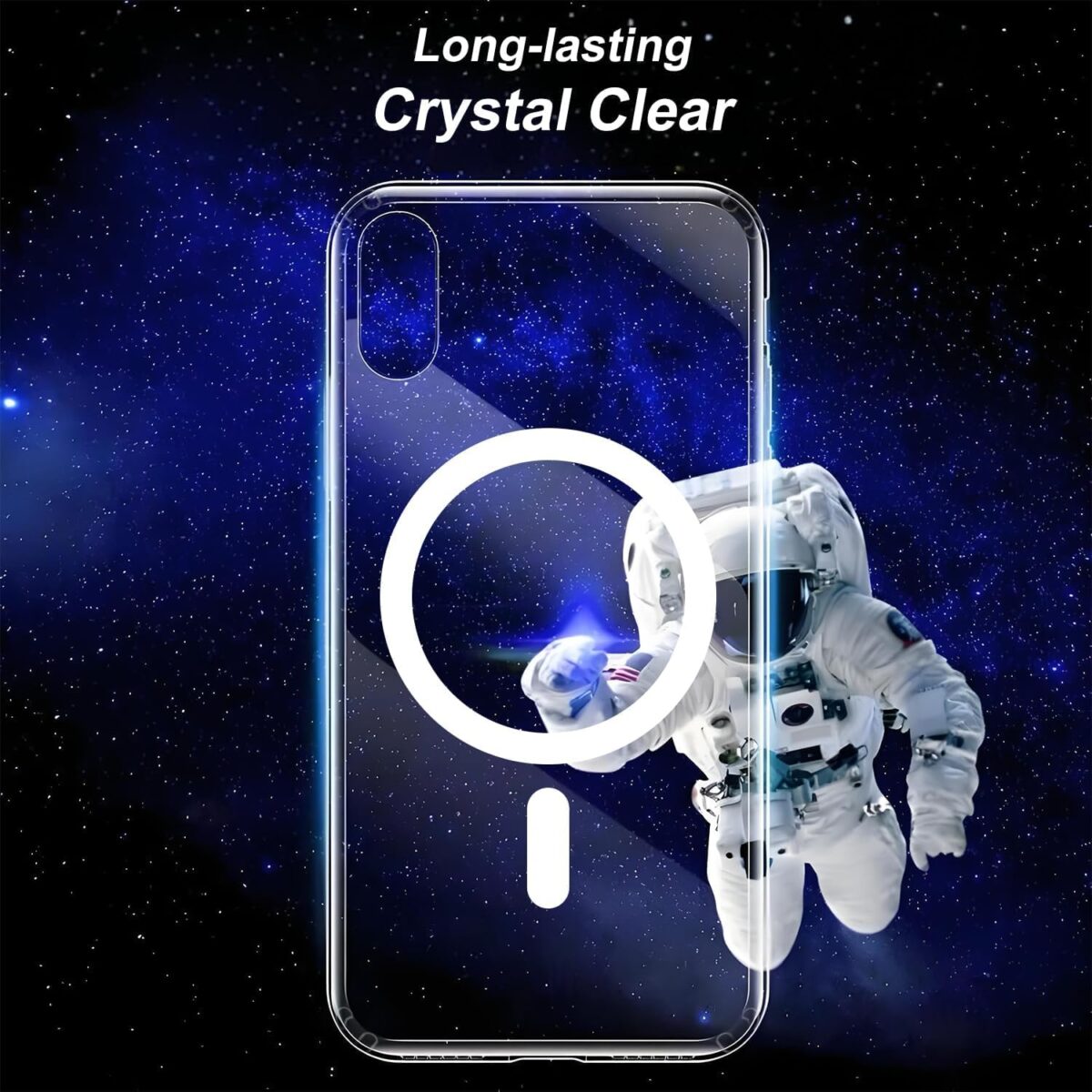 iPhone X/XS clear case magnetic cover - Image 4