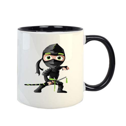 Gen7"Iil Ninja Printed Ceramic Coffee Mug.