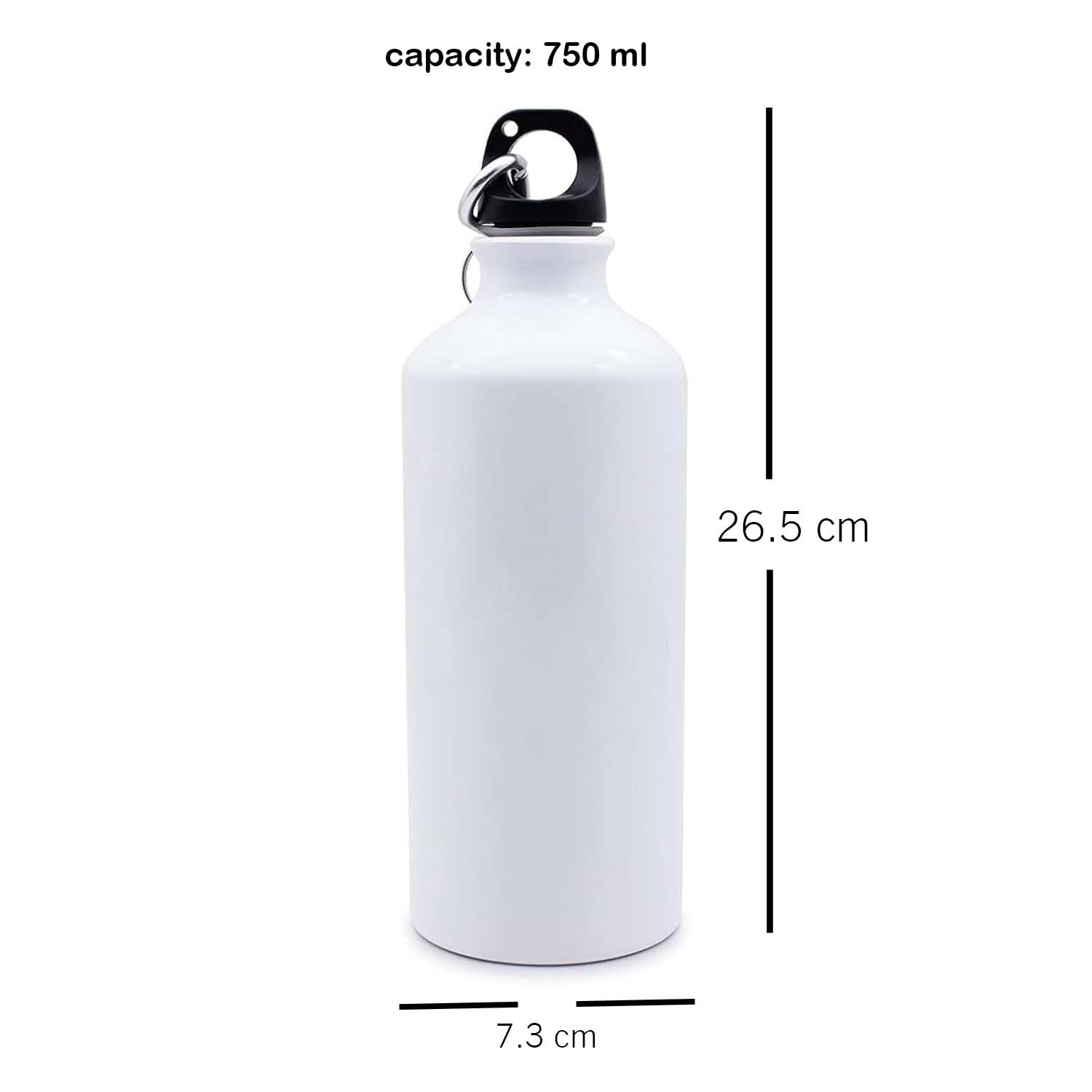 Sublimation Printed Aluminium Water Bottle - Image 2