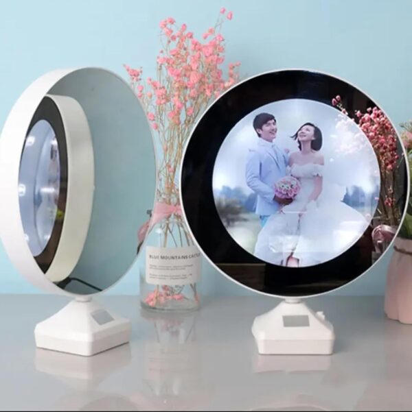 Personalized Magic Mirror Photo Frame With Light